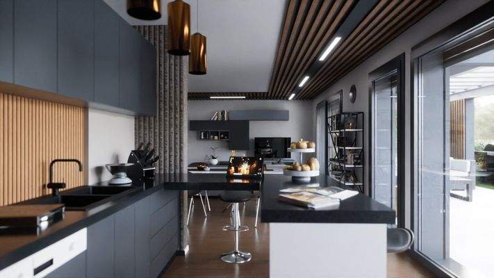 neu errichtete Doppelhaushälfte in Lignano Riviera