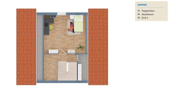 Grundriss Spitzboden