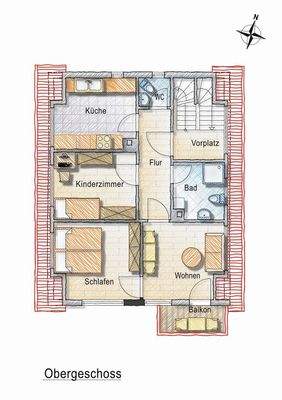 Grundriss Obergeschoss