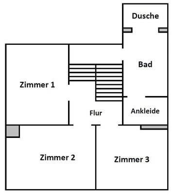 Grundriss Obergeschoss