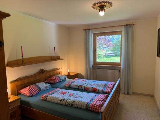 Schlafzimmer in der Einliegerwohnung