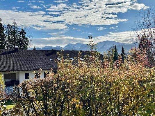 Aussicht Richtung Nagelfluh Bergkette