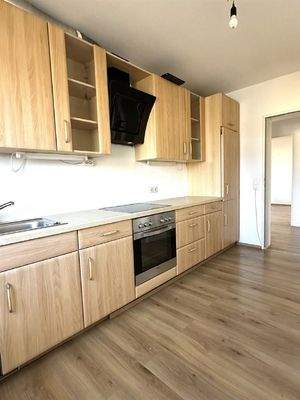 Küche mit Einbauküche