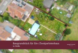 Baugrundstück für Ein-/Zweiparteienhaus