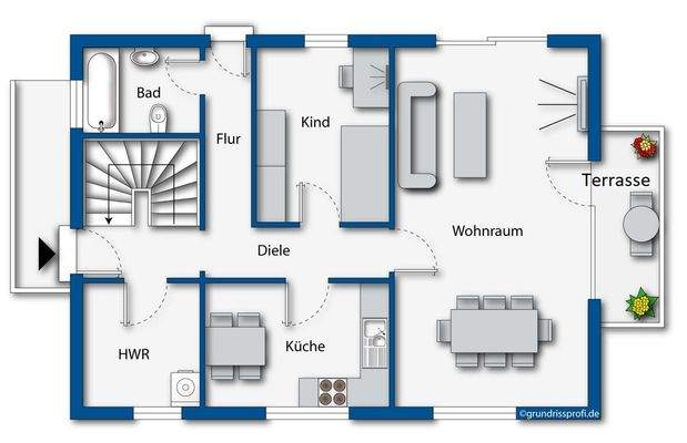 Grundriss Erdgeschoss