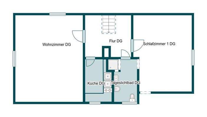Grundriss Skizze 1.OG