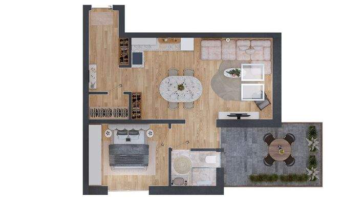 Grundriss Wohnung 11