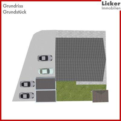 Grundriss-Grundstück
