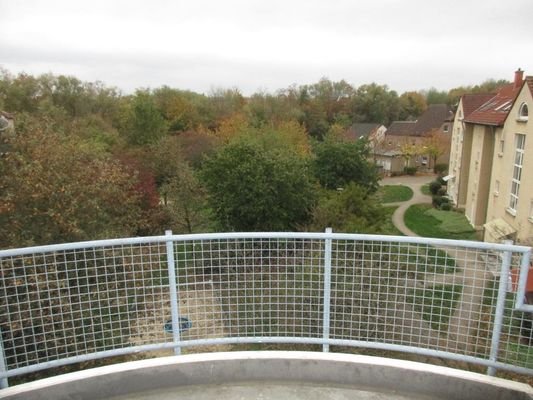 Balkon mit Blick ins Grüne