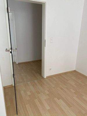 Satinierte Glastüre