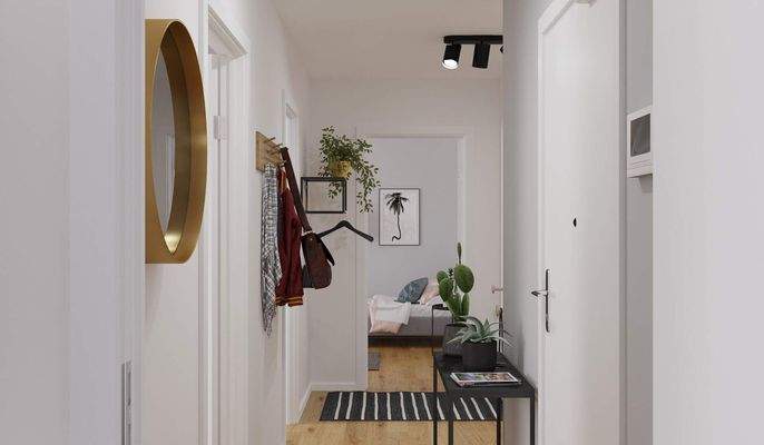 Heller und freundlicher Eingangsbereich