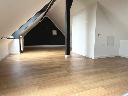 Der ausgebaute Dachboden