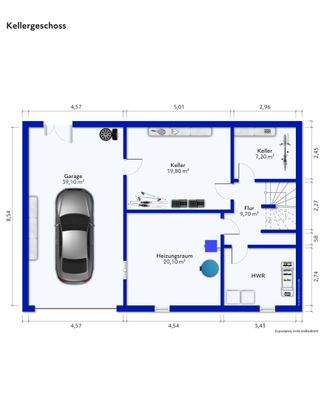 Grundriss Kellergeschoss