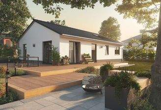 Bungalow 100 Gartenseite