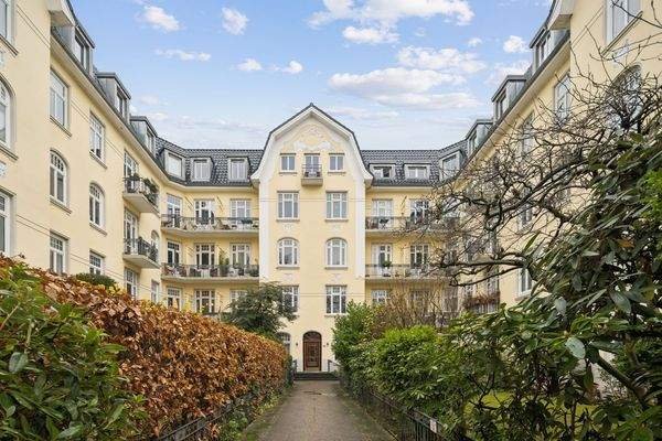 Repäsentative Hamburger Burg im Jugendstil