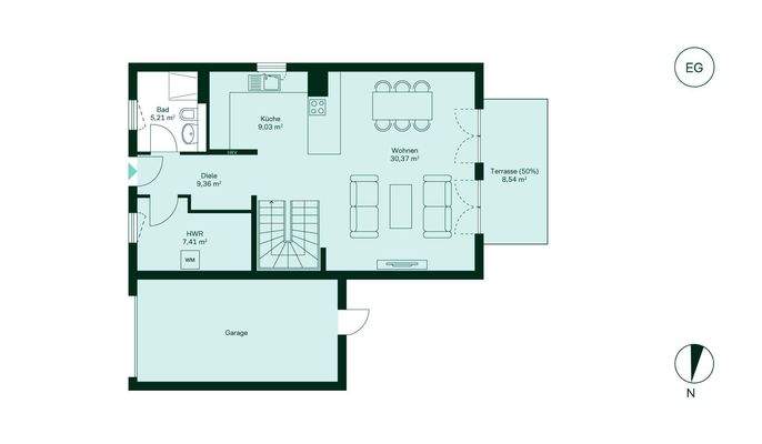 Grundriss Erdgeschoss