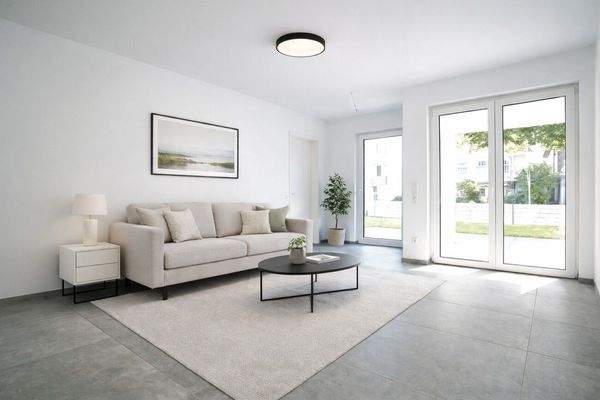 unverb. Visualisierung Wohnbereich - WE1 - EG li.