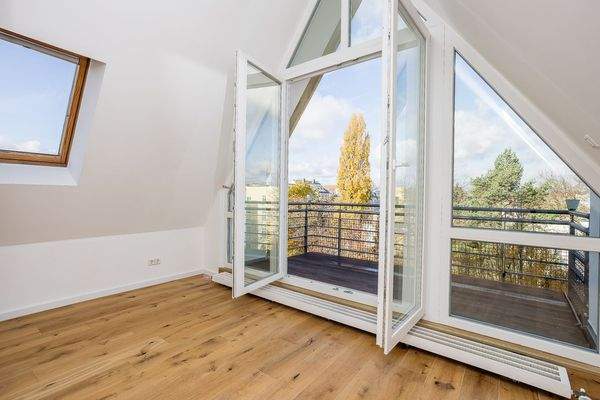 Blick auf den Balkon