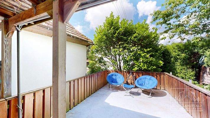 OG-Haus-Nr. 4 - teilüberdachte Terrasse