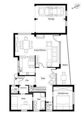 Grundriss Erdgeschoss