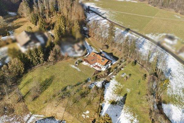 Grundstück aus Vogelperspektive