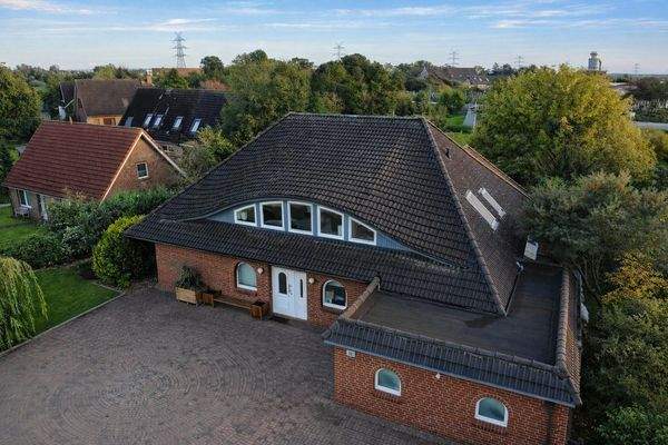 Haus aus der Vogelperspektive