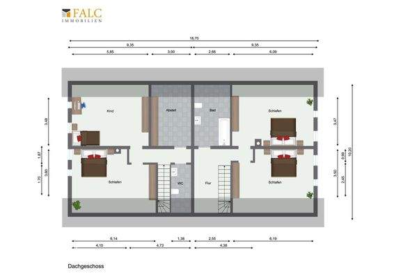 Grundriss Dachgeschoss