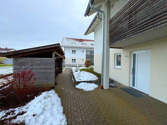 Außenbereich - Eingang