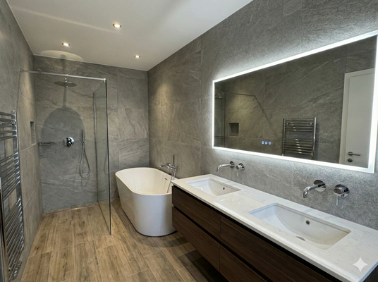 Badezimmer (KI-Visualisierung)