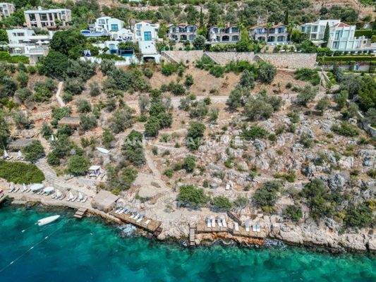 Detached Sea-View House with Private Beach in Kalkan Antalya