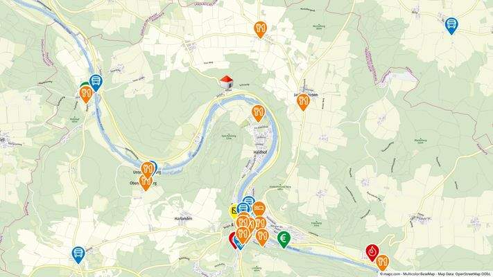 Geolyzer Kartenausschnitt