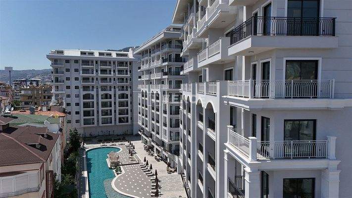 Apartments in a Central Location Close to the Beach in Alanya
