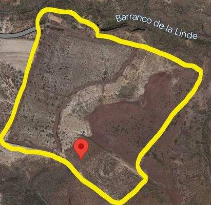 Blick aus der Vogelperspektive auf das Grundstück