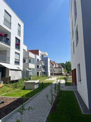 Begrünte Gemeinschaftsflächen