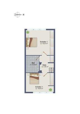 Grundriss Obergeschoss