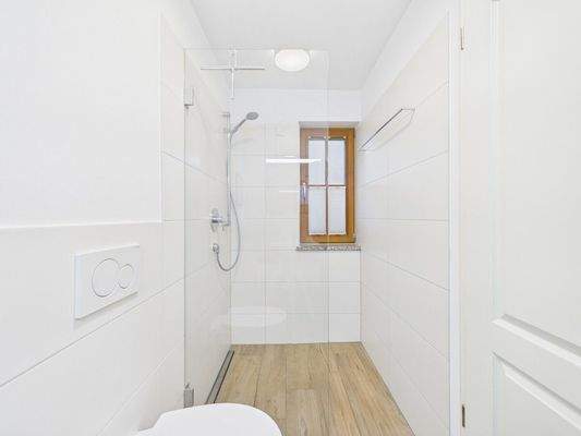 Duschbad im Erdgeschoss