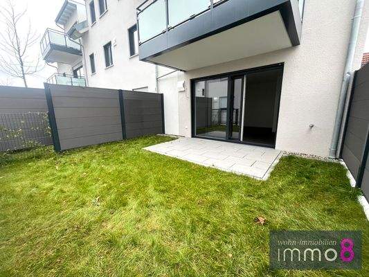 Gartenanteil mit Terrasse