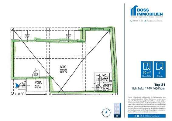 Grundriss Bahnhofstr 17-19, Top 21