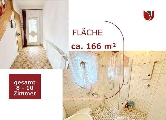 Eingang Anbau und Duschbad mit Fenster