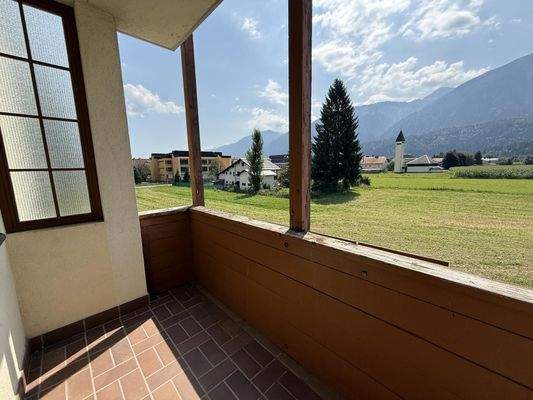 schöner Blick vom Balkon