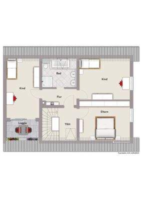 Grundriss Dachgeschoss