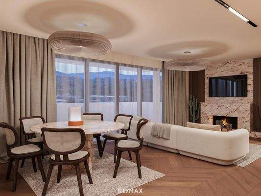 Visualisierung - Wohnküchebereich