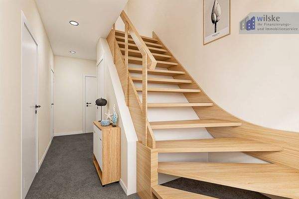 Treppenhaus (3D Visualisierung - Beispieleinrichtung)-web