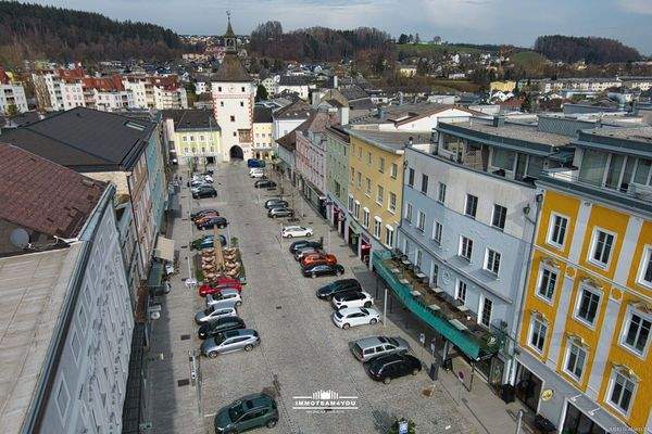Stadtplatz - unterer Stadtturm DJI_0754