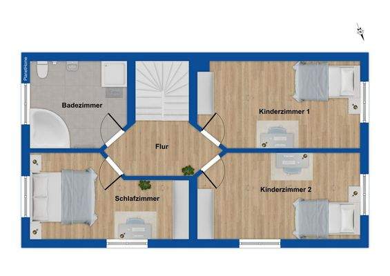 Grundriss Obergeschoss