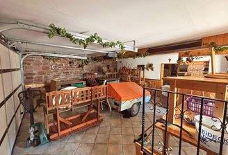 Garage in der Scheune