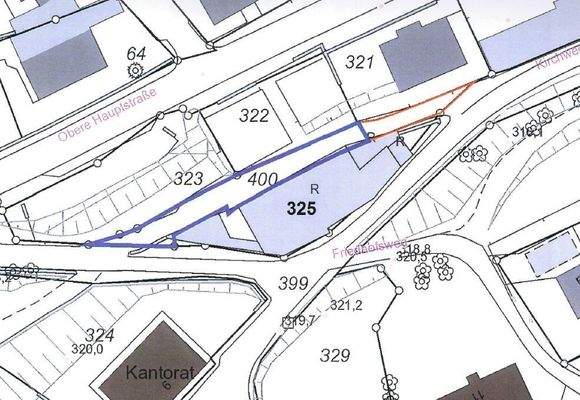 Flurkarte Kirchweg 4 neu
