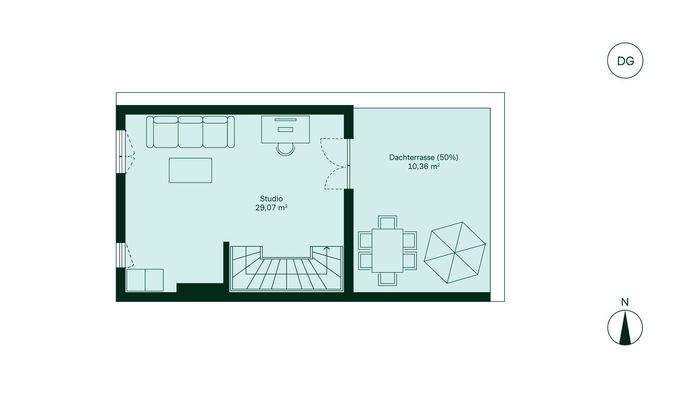 Grundriss Dachgeschoss