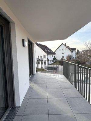 Großzügiger Balkon