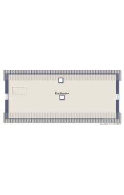 Grundriss Spitzboden